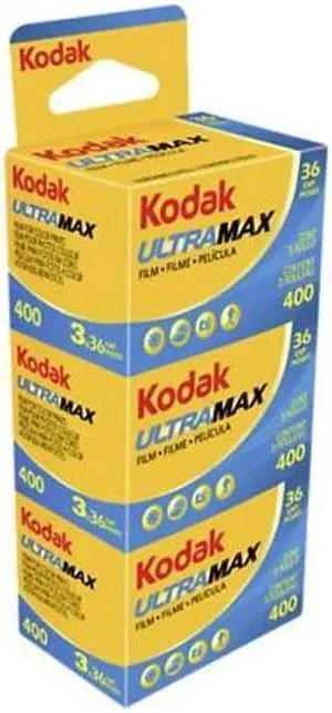 KODAK Kodacolor Ultra Max 400 GC Color Negative Film, 35mm Size, 36 Exp, 3-Pack