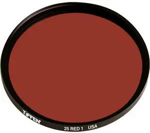 Tiffen 72mm #25 Glass Filter - Red #72R25