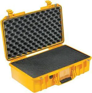 Pelican Carry-On Case with Pick-N-Pluck Foam, Yellow #015250-0001-240