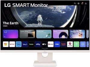LG 27SR50F 27" FHD 1920x1080 60Hz LCD IPS Smart Monitor White
