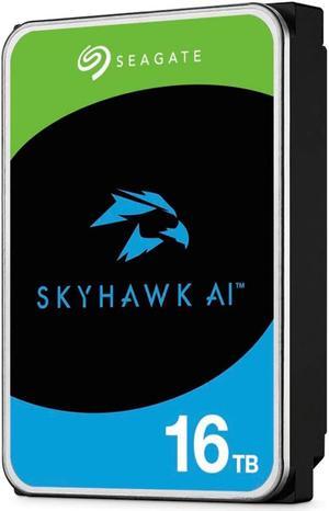 Seagate Skyhawk AI SATA III 3.5" Internal Hard Drive - 16TB, Single, 512MB Cache