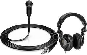 H&A HA-OM-L Lavalier Microphone with 3.5mm Connector f/Sennheiser ew w/Headphone