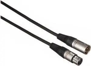 Kramer Electronics 3' XLR (M) to XLR (F) Quad Style Cable #C-XLQM/XLQF-3 Kramer Electronics 3' XLR (M) to XLR (F) Quad Style Cable #C-XLQM/XLQF-3