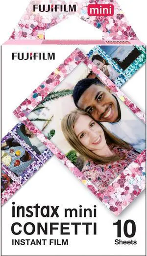 Fujifilm Instax Mini Confetti Instant Color Film, 10 Exposures #16620917