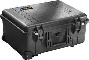 Pelican 1560SC Protector Studio Case, Black, with Yellow Dividers #0156000070110