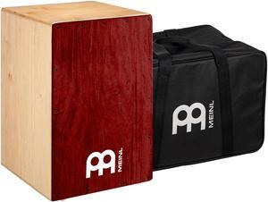 Meinl Snare Cajon with Bag, Wine Red #BC1NTWR