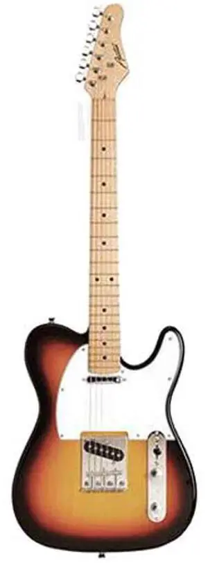 Austin ATC200 Series Classic Single Cutaway Electric Guitar, Sunburst