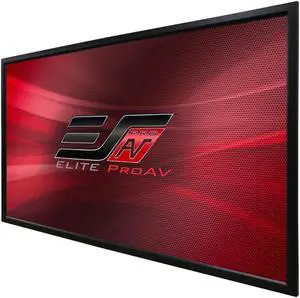 Elite Screens Pro Frame CineWhite 137" 16:10 Wall Mount Projector Screen, Black