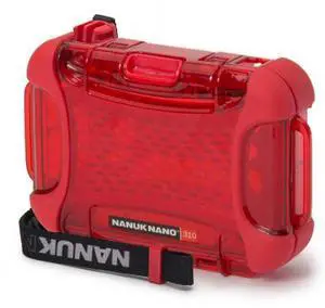 Nanuk Nano 310 Ultra Resistant Polycarbonate Waterproof Protective Case, Red