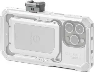 Tilta Tilta Khronos Cold Shoe Quick Release Adapter, Titanium White #TK-CSA-TW