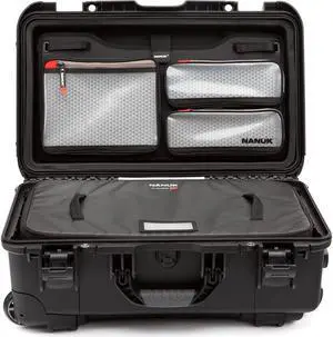 Nanuk Media Series 935 Wheeled Waterproof Hard Case with N-Cubik 13L Insert and Lid Organizer, Black