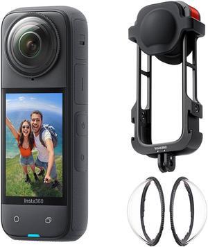 Insta360 XX4 8K 360 Action Camera, with Premium Lens Guards & Utility Frame