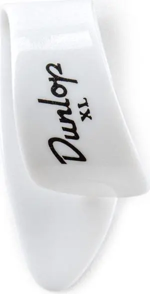 Dunlop Plastic Guitar Thumbpicks, Extra Large, White, 12-Pack #9004R