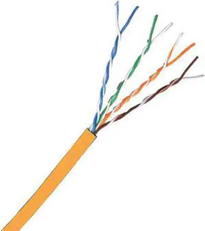 Comprehensive 1000' Cat 6 550MHz UTP Bulk Cable, Solid Orange #CAT6ORA-1000