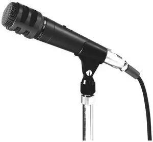 TOA Electronics Unidirectional Moving coil Microphone with XLR Male Connector, 50Hz-12kHz Frequency Response, 600 Ohms Impedance