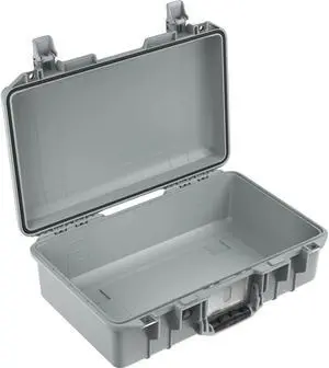Pelican 1485AirNF Hard Carry Case with Liner, No Foam, Silver #014850-0011-180
