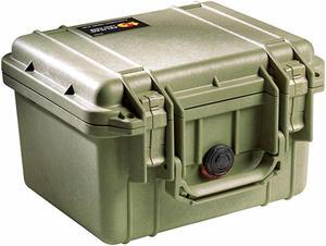Pelican 1300 Small Case with Foam, Olive Drab Green #1300-000-130