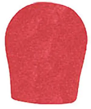 WindTech 300 Series Windscreen, Inside Diameter 1.375" / 35mm - Red #304