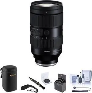 Tamron 35-150mm f/2-2.8 Di III VXD Lens for Sony E Bundle with 82mm Filter Kit, 82mm VND Filter, Lens Case, Lens Cleaner, Cleaning Kit, Universal Lens Cap Tether
