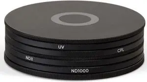 Urth 77mm Essentials Filters Kit Plus+ with UV, CPL, ND8 and ND1000 Filters