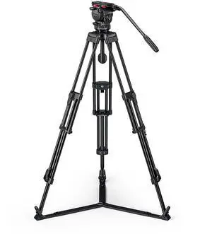 Sachtler FSB 6 MK II Fluid Head with ENG 75/2 D HD 3-Section Aluminum Tripod and SP 75 Ground Spreader