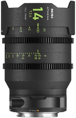 NiSi ATHENA PRIME 14mm T2.4 Cine Lens with Filter Holder, Canon RF #NIC-ATH-14RF