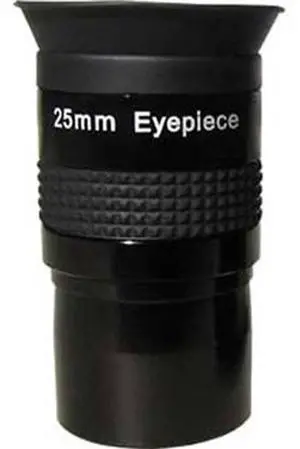 iOptron 1.25" 25mm Plossl Eyepiece, 7.5mm Eye Relief