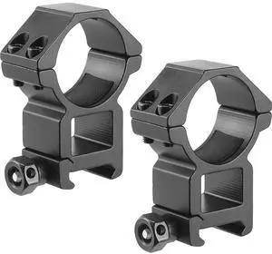 Barska 30mm High Aluminum Weaver Style HQ Mounting Ring, Matte Black, 2-Pack Barska 30mm High Aluminum Weaver Style HQ Mounting Ring, Matte Black, 2-Pack