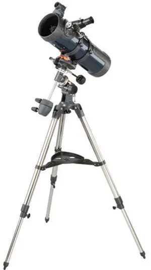 Celestron AstroMaster 114EQ 114mm f/8.8 Newtonian Reflector Telescope with German Equatorial Mount