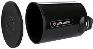 Celestron - Dew Shield with Cover Cap - Aluminum Dew Prevention - Fits 6  Schmidt Cassegrain Telescope