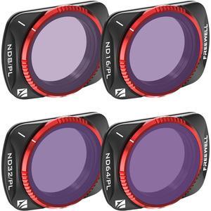 Freewell Bright Day ND/PL Hybrid Lens Filter Kit for DJI Osmo Pocket 3, 4-Pack