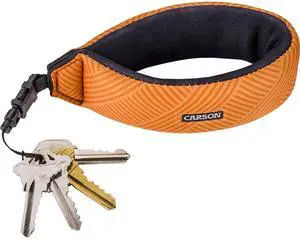 Carson Floating Wrist Strap with Foam-Core Technology, Coral #FA-20(02)