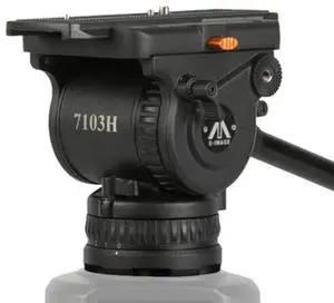 Ikan E-Image 100mm Heavy Duty Fluid Video Head with Camera Plate