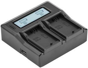 Green Extreme Dual Smart Charger with LCD Screen for Canon LP-LPE5 #GX-CH2-LPE5