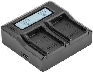 Green Extreme Dual Smart Charger with LCD Screen for Canon LP-E8 #GX-CH2-LPE8