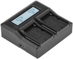 Green Extreme Dual Smart Charger with LCD Screen for Sony L & M #GX-CH2-NPF970