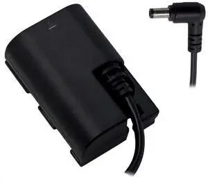 Tilta LP-E6 Dummy Battery Canon to 5.5/2.5mm DC Male Power Cable #DB-LPE6-DCM25