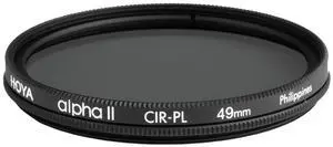 Hoya 49mm Alpha II Circular Polarizer Filter #C-ALPII49CRPL