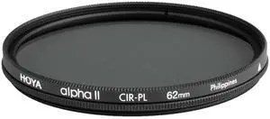 Hoya 62mm Alpha II Circular Polarizer Filter #C-ALPII62CRPL