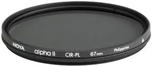 Hoya 67mm Alpha II Circular Polarizer Filter #C-ALPII67CRPL
