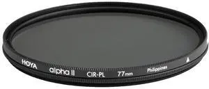 Hoya 77mm Alpha II Circular Polarizer Filter #C-ALPII77CRPL