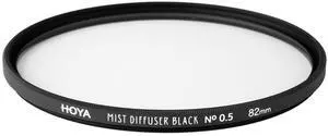 Hoya 82mm Mist Diffuser Black No. 0.5 Glass Filter #S-82MDBK-05