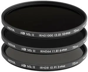 Hoya 72mm HD MKII IRND Neutral Density Filters Kit #XHDII-72IRNDKIT