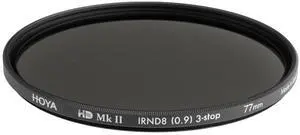 Hoya 77mm HD MKII IRND 8 Neutral Density 0.9 3-Stop Filter #XHDII-77IRND8