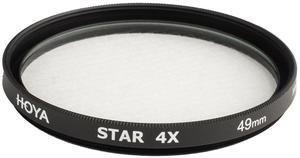 Hoya 49mm Creative Star 4X Cross Screen Glass Filter #HR-49STAR4