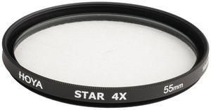 Hoya 55mm Creative Star 4X Cross Screen Glass Filter #HR-55STAR4