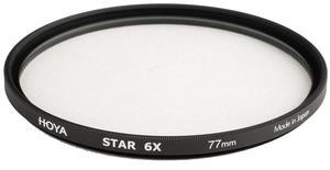Hoya 77mm Creative Star 6X Cross Screen Glass Filter #HR-77STAR6