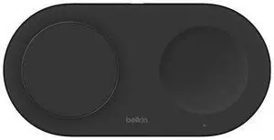 Belkin BoostCharge Pro 15W 2-In-1 Magnetic Wireless Charging Pad with Qi2, Black