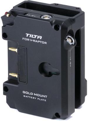 Tilta Gold Mount Battery Plate for RED V-RAPTOR, Black #ESR-T08-BP-AB