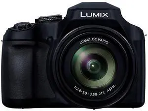 Panasonic Panasonic Lumix DC-FZ80 4K Digital Camera, 18.1 Megapixel, 60x Zoom 20-1200mm Lens Essential Bundle with Peak Design Wrist Strap, Case, 32GB SD Card